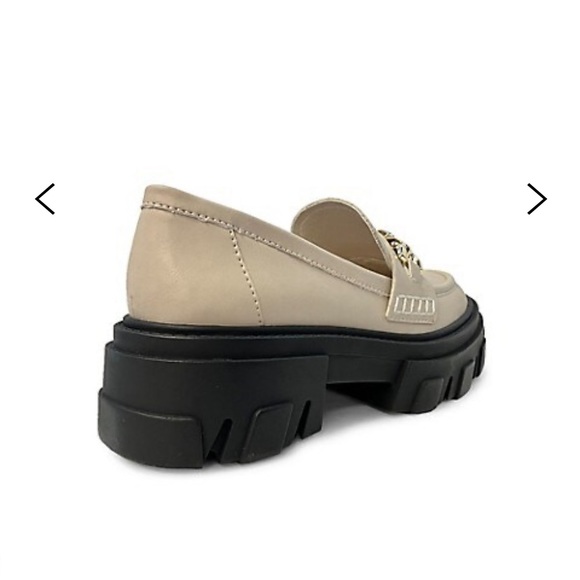 Meera Lug Platform Loafers Size 8 slightly off white - Picture 2 of 4